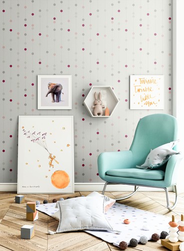 Newroom vliestapete beige - vliestapete, lila