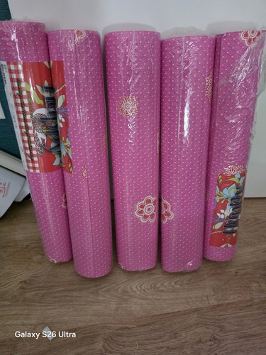 Rollen vliestapete pink mit - 5,